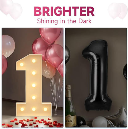 3FT Marquee Numbers 16, Light up Numbers for 16 Birthday Decoration, Large Light Up for 16 Years Old Birthday Party, Anniversary Party Decor Birthday Sign, Pre-Cut Foamboad Mosaic DIY