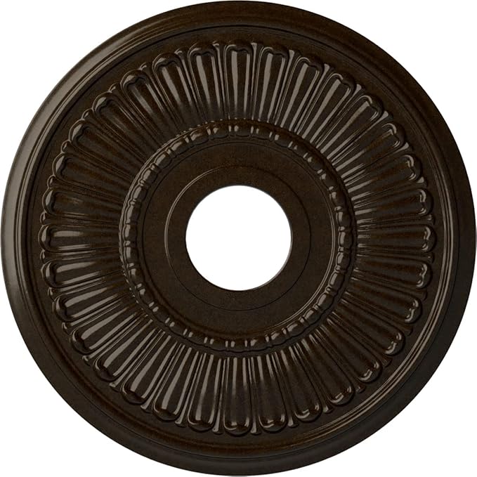 Ekena Millwork CM16MLBZS 16" x 3-5/8" x 3/4" Melonie Ceiling Medallion, Bronze