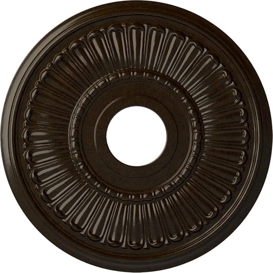 Ekena Millwork CM16MLBZS 16" x 3-5/8" x 3/4" Melonie Ceiling Medallion, Bronze