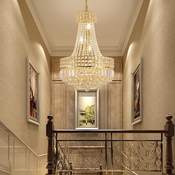 Crystal Chandeliers for Dining Room K9 Modern Crystal Chandelier Classic Luxury Imperial Style 9 Lights Chandelier Ceiling Dining Room Living Room Indoor Bedroom Chandelier