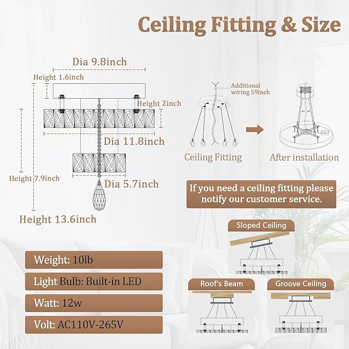 Flashing God Dia 12" Crystal Mini Chandelier Crystal Gold Ceiling Light Fixtures LED Flush Mount Ceiling Light for Living Room Bedrooms Dining Room Dimmable 2700k 4500k 6000k