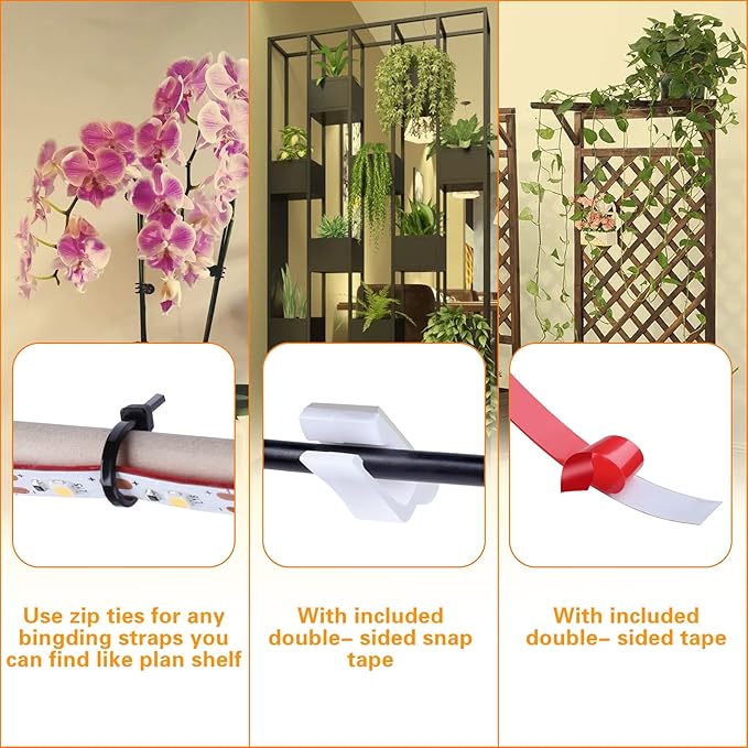 Grow Light Strip Waterproof Grow Lights for Indoor Plants Full Spectrum Plant Grow Lights Indoor with Auto ON/Off Timer White Red 120 LEDs Sunlike Grow Lamp for Plant Light for Indoor Plants (2)