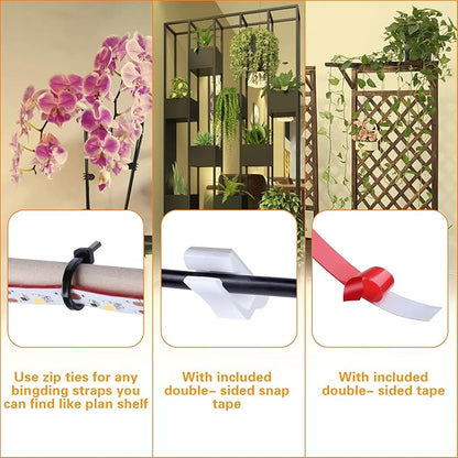 Grow Light Strip Waterproof Grow Lights for Indoor Plants Full Spectrum Plant Grow Lights Indoor with Auto ON/Off Timer White Red 120 LEDs Sunlike Grow Lamp for Plant Light for Indoor Plants (1)