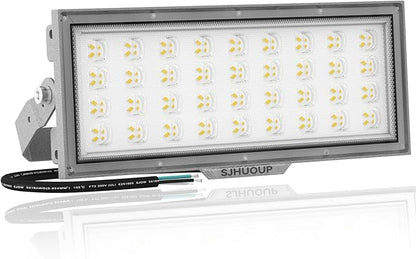 LED Flood Light Outdoor, Led Stadium Lights Super Bright Security Lights 100W, 13000Lumen, 6500K Daylight White, IP67 Waterproof
