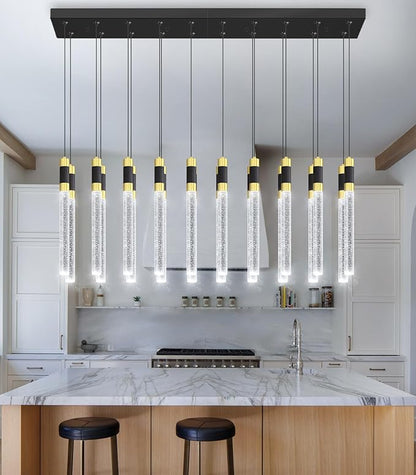 20 Lights Modern Chandeliers for Dining Room LED Dimmbale Light Fixture for High Ceiling Pendants Lighting for Living Room