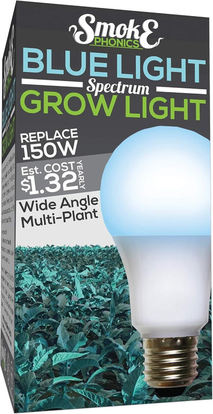 Miracle LED SmokePhonics Seeding & Starting Blue Spectrum LED Grow Light Bulb Replacing 150W Incandescent Grow Light
