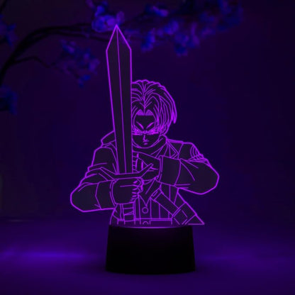 Otaku Lamps Trunks Dragon Ball Super – Anime Lamp Figure Night Light, 16 Color RGB LED – Remote, 3D Anime Room Décor Gift for Otaku