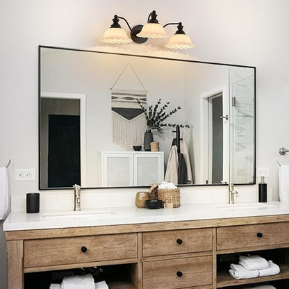 XIEDUN Black 3 Light Vanity Light Modern Bathroom Vanity Light Fixture