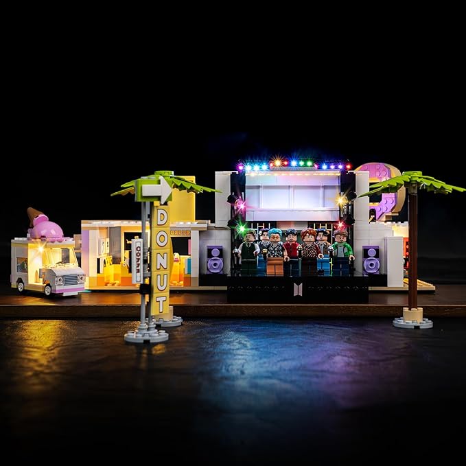 VONADO LED Light Kit - DIY Lego BTS Lights - Creative Decor Compatible with BTS Lego