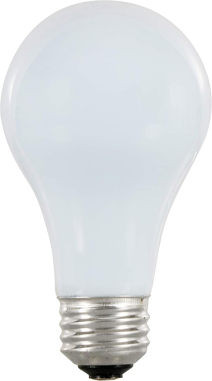 LEDVANCE Sylvania Incandescent Spot-GRO 60W Grow Light Bulb, A19, Dimmable, 705 Lumens, Frosted, 2850K, Soft White - 2 Pack (12280)