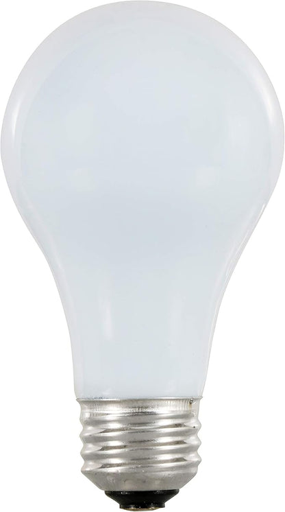 LEDVANCE Sylvania Incandescent Spot-GRO 60W Grow Light Bulb, A19, Dimmable, 705 Lumens, Frosted, 2850K, Soft White - 2 Pack (12280)