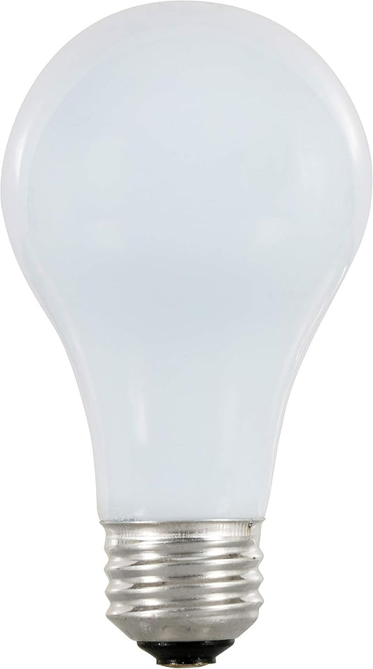 LEDVANCE Sylvania Incandescent Spot-GRO 60W Grow Light Bulb, A19, Dimmable, 705 Lumens, Frosted, 2850K, Soft White - 2 Pack (12280)