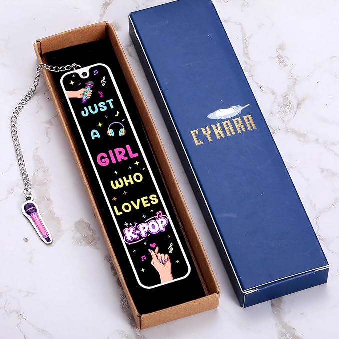 Kpop Graduation Bookmark - K-Pop Gift Bookmark for Kpop Music Lover, Kpop Merch, Korean Drama Book Maker Gift for K-Pop Lover, Korean Drama Gifts for Women Friends, K Pop Gifts for Teen Girl Women