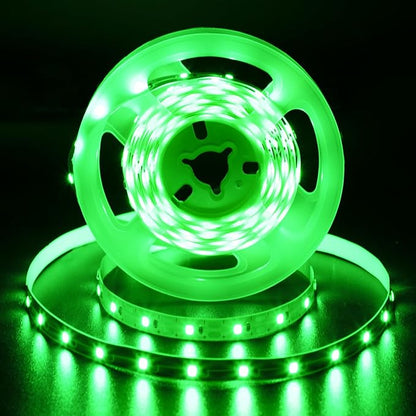 echosari Strip Lights USB 5V, 9.8Ft 180 LED Strip Lights Cuttable 2835 SMD Super Bright with Self-Adhesive DIY for Cabinet Photo Frames Desks Monitor Shelves Decor (Green)