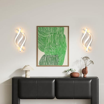 Wall Sconce Light, 21W LED Sconces Wall Lighting Indoor, Wall Lights for Bedroom Living Room Restaurant Hallway, Stairway Lighting Wall Mount Lamp 3000K Warm White