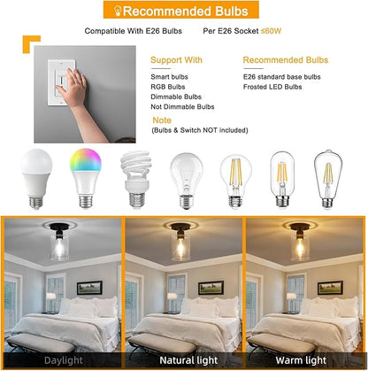 YYT Hallway Light Fixtures Ceiling Black 1 Light Semi Flush Mount Ceiling Light Hallway Light Fixtures Small Cieling Lights Single Light Fixture with Clear Glass Shade Set of 1