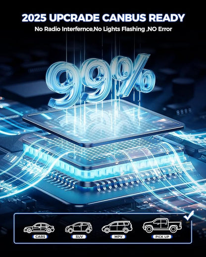 Marsauto 9006 LED Fog Light Bulbs, 700% Brightness HB4 9006 LED Bulb, 18,000LM 6500K Cool White Non-Polarity, 70000 HRS Lifespan for Fog Lights or DRL, Pack of 2