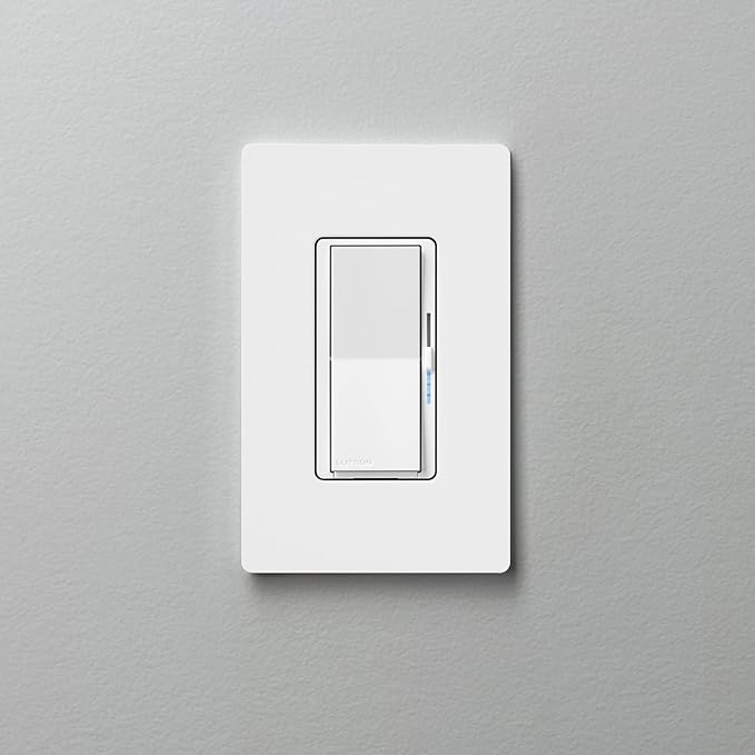 Lutron Diva Smart Dimmer Switch with Wallplate and Pico Smart Remote for Caseta Smart Lighting, Works w/ Alexa, Apple Homekit, Google Home (Hub Required), No Neutral Required, White