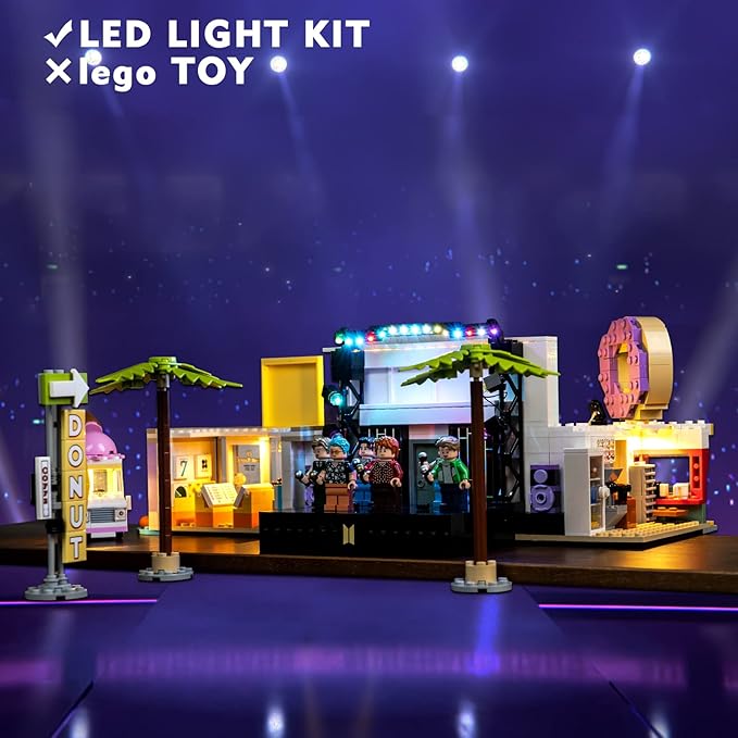 VONADO LED Light Kit - DIY Lego BTS Lights - Creative Decor Compatible with BTS Lego