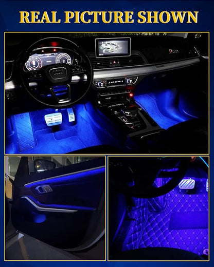 Car Led Light Strip,Blue Interior Lights for Trucks 30CM 15 SMD IP67 Waterproof Car Underglow Lights for Car Motorcycles Boat Golf Cart Home Decoration with 3M Tape(6PCS)