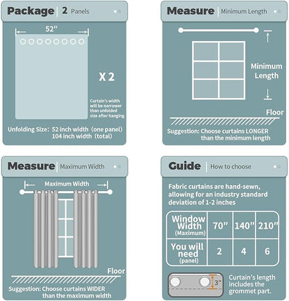 BGment Sage Green Linen Curtains 95 Inch Long for Living Room - Burlap Textured Light Filtering Window Treatments Grommet Sheer Drapes for Farmhouse, 2 Panels, 52 X 95 Inch
