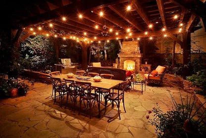 Lampat String Lights, LED 50 Lights Bulb 50Ft G40 Globe String Lights with Bulbs-UL Listd for Indoor/Outdoor Commercial Decor