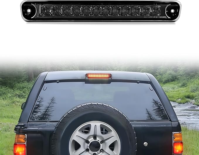 Nilight Third Brake Light Tail High Mount 3rd Stop Lights Smoked Lens Compatible with Honda Passport 1994 1995 1996 1997 Van SUV Rear Center Cab Lamp