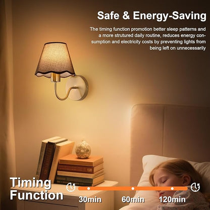 ADISUN Battery Operated Wall Sconce Set of 2, Gold Wall Lamps Rechargeable Bulbs for Living Room, Brown Rattan Shade, Wireless Wall Lights for Bedroom Living Room Hallway Kitchen(2 Bulbs Included)