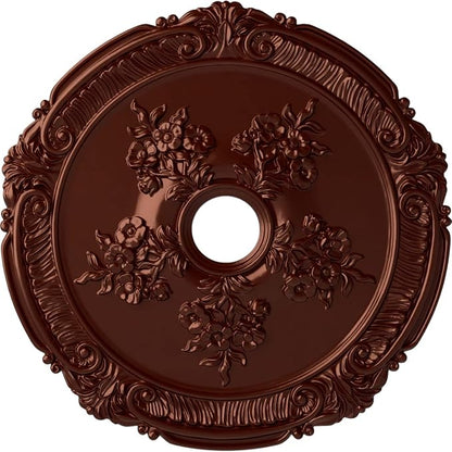 Ekena Millwork CM26ATACS Attica with Rose Ceiling Medallion, Antique Copper, 26"OD x 3 3/4"ID x 1 1/2"P