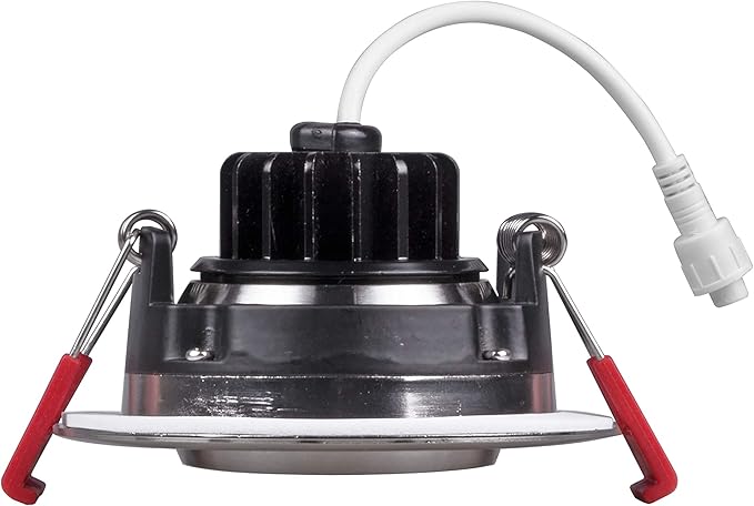 NICOR Lighting 3 inch LED Gimbal Recessed Downlight in Nickel, 5000K (DGD311205KRDNK)