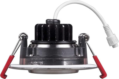 NICOR Lighting 3 inch LED Gimbal Recessed Downlight in Nickel, 2700K (DGD311202KRDNK)
