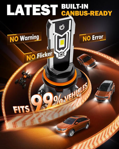 Auxbeam PSX26W 12278 Fog Lights, 10000LM White, PSX26W Offroad Light or Fog Light