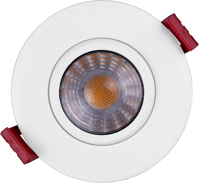 NICOR Lighting 3 inch LED Gimbal Recessed Downlight in White, 5000K (DGD311205KRDWH)