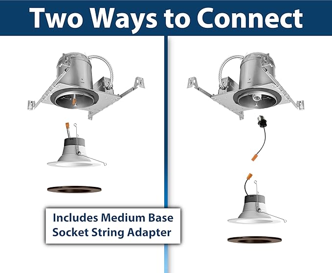 NICOR DLR566091203KOB DLR56(v6) 5/6-inch Oil-Rubbed Bronze 900 Lumen 3000K Recessed LED Downlight