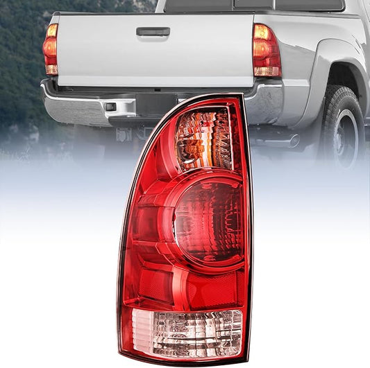 Nilight Taillight Assembly Compatible with Toyota Tacoma 2005 2006 2007 2008 2009 2010 2011 2012 2013 2014 2015 Rear Tail Light Lamp Replacement OE Style Driver Side