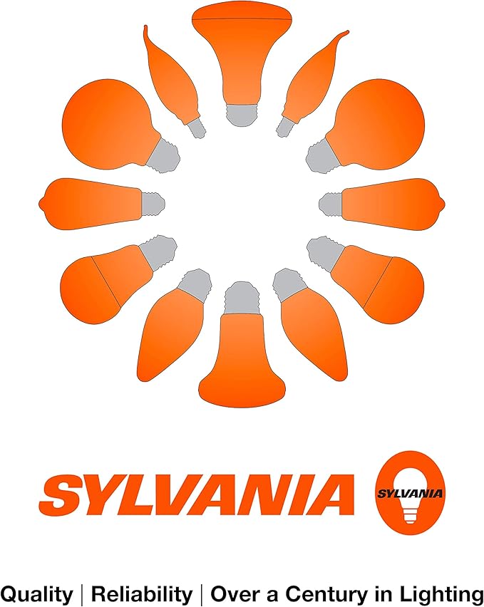 Sylvania LED Vintage Filament ST19 Light Bulb, 40W Equivalent Efficient 4.5W, 13 Year, Dimmable, 2175K, Amber Glow - 1 Pack (75351)