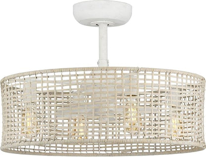 Progress Lighting P250068-151-WB LED Ceiling Fan from Belva Collection 25.25 inches