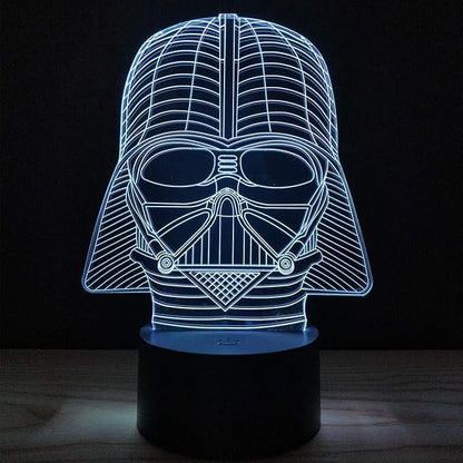 3D Illusion Platform Night Lights Touch Switch 7 Color Change USB Power LED Desk Lamp for Home Decorations or Holiday Gifts