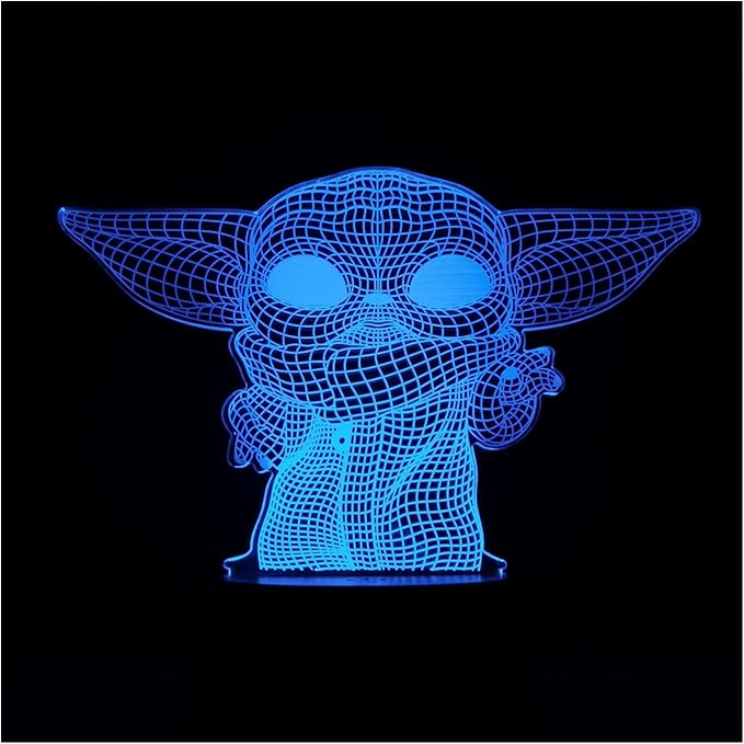 3D Illusion Platform Night Lights Touch Switch 7 Color Change USB Power LED Desk Lamp for Home Decorations or Holiday Gifts