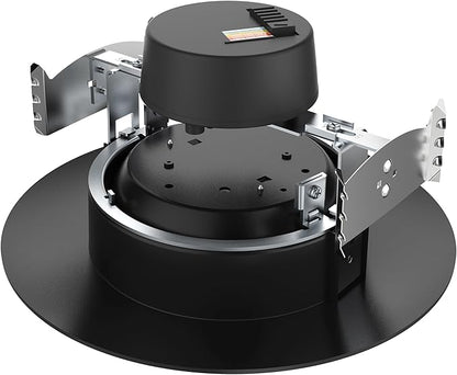 Satco LED Retrofit Gimbal Downlight, CCT Selectable 2700K/3000K/3500K/4000K/5000K, 5-6 Inches, Black Finish