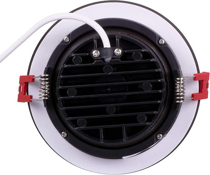NICOR Lighting 4 inch LED Gimbal Recessed Downlight in Oil-Rubbed Bronze, 2700K (DGD411202KRDOB)