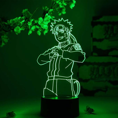 Otaku Lamps Naruto Uzumaki Naruto – Anime Night Light, 16 Color RGB LED – Gift for Otaku