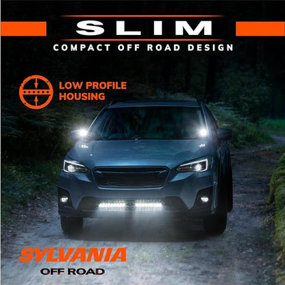 SYLVANIA - Slim 3 Inch Cube LED Light Pod - Lifetime Limited Warranty - Flood Light 950 Raw Lumens, Off Road Driving Work Light, Truck, Car, Boat, ATV, UTV, SUV, 4x4 (2 PC)