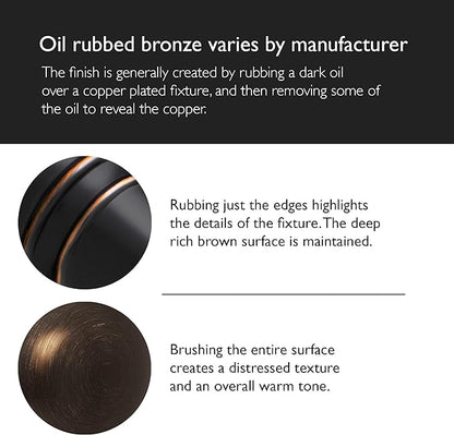Design House Millbridge Globe 6 Inch Diameter Indoor Ceiling Light Fixture with Pull Chain, for Bedroom, Hallway, Closet & Dining Room, Opal Glass, Oil Rubbed Bronze, 519264