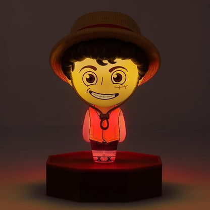 Paladone One Piece Money D. Luffy Icon Light, Officially Licensed Anime 3D Figurine LED Lamp Battery Powered Collectible Merchandise for Pop Culture Fans, Bedrooms and Home