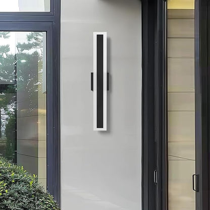 LamQee 23.6 Inch Long Outdoor Wall Lights Modern Exterior Lighting Fixtures for House, Waterproof 3000K 19W 950LM LED Linear Outdoor Wall Sconces Lighting for Porch Patio Garage Door Yard Indoor
