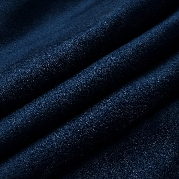 NiNi ALL Decorative Throw Pillow Covers Velvet Dark Blue Cover 18x18 Inch Pack of 2 Navy Blue Cushion Covers Soft for Couch Sofa Bedroom Living Room