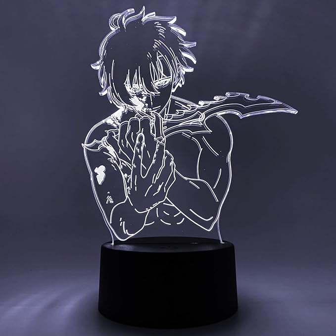Otaku Lamps Sung Jinwoo Solo Leveling – Anime Lamp Figure Night Light, 16 Color RGB LED – 3D Anime Room Décor Gift for Otaku