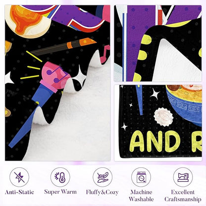 Kpop Blanket Gifts, for Teens, Soft Flannel Ramen Blanket for Fans, Trendy Kpop Merch Gifts, for Young Adults, Ideal Gifts, for Teens and Young Adults, Holiaday Gift 50x60in