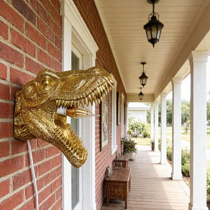 Plug in Wall Sconces -Resin Dinosaur Statue Wall Light- Suitable for Bedroom、Living Room and Hallway